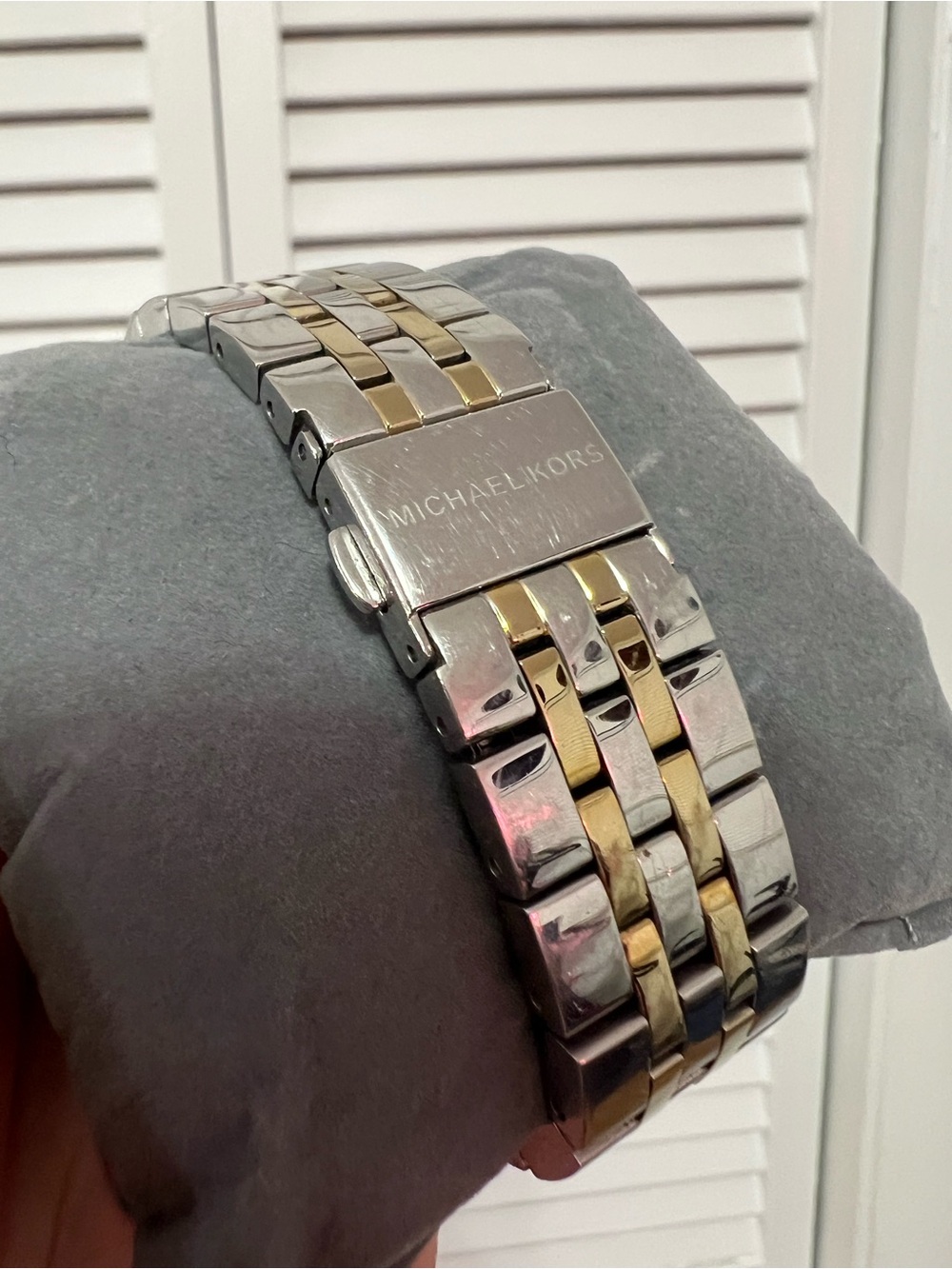 Michael Kors Two-Tone Chronograph Watch - Gold & Silver - Picture 7 of 8